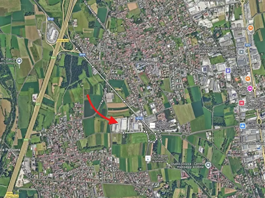 Immagine 8 di Capannone industriale in affitto  a Tavagnacco