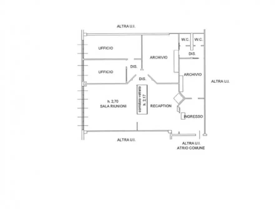 Immagine 10 di Ufficio in affitto  a Tavagnacco