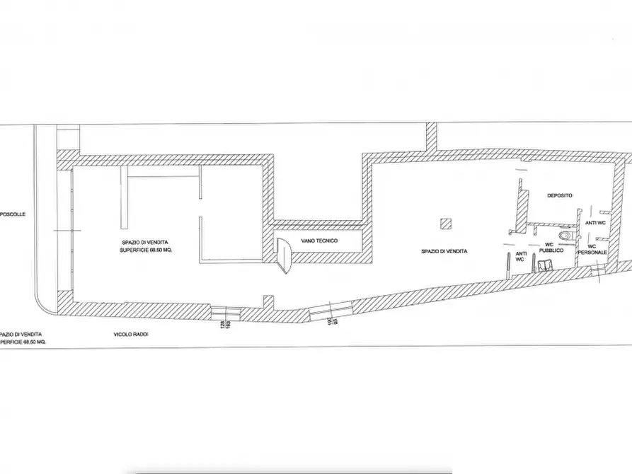 Immagine 2 di Negozio in affitto  a Udine