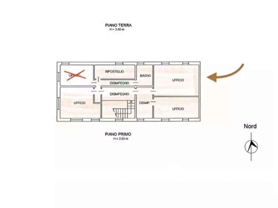 Immagine 5 di Ufficio in affitto  a Udine