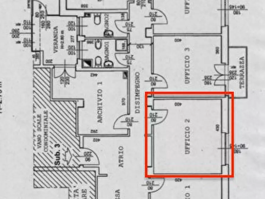 Immagine 8 di Ufficio in affitto  a Udine