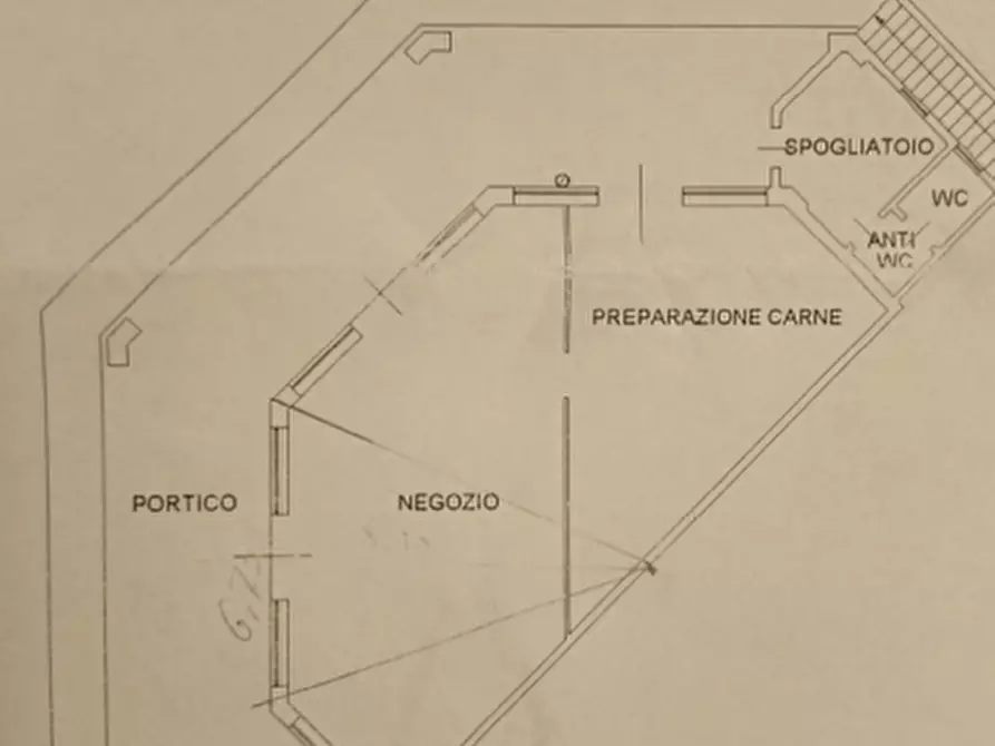 Immagine 11 di Negozio in affitto  in Via Kennedy 122 a San Daniele Del Friuli
