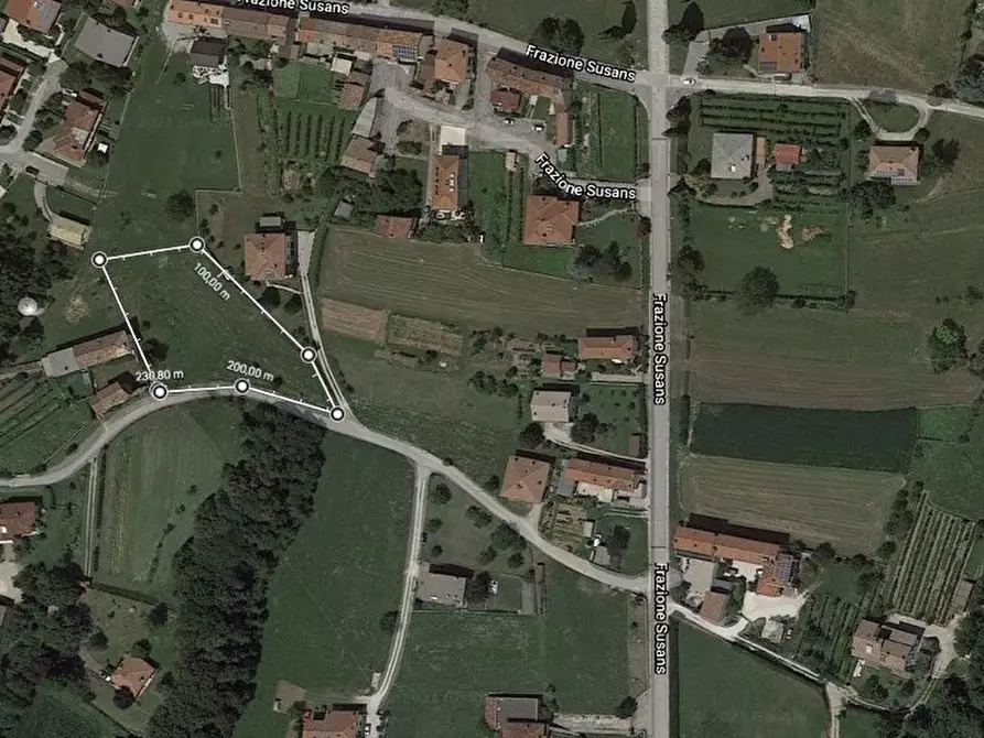 Immagine 1 di Terreno residenziale in vendita  in Susans a Majano
