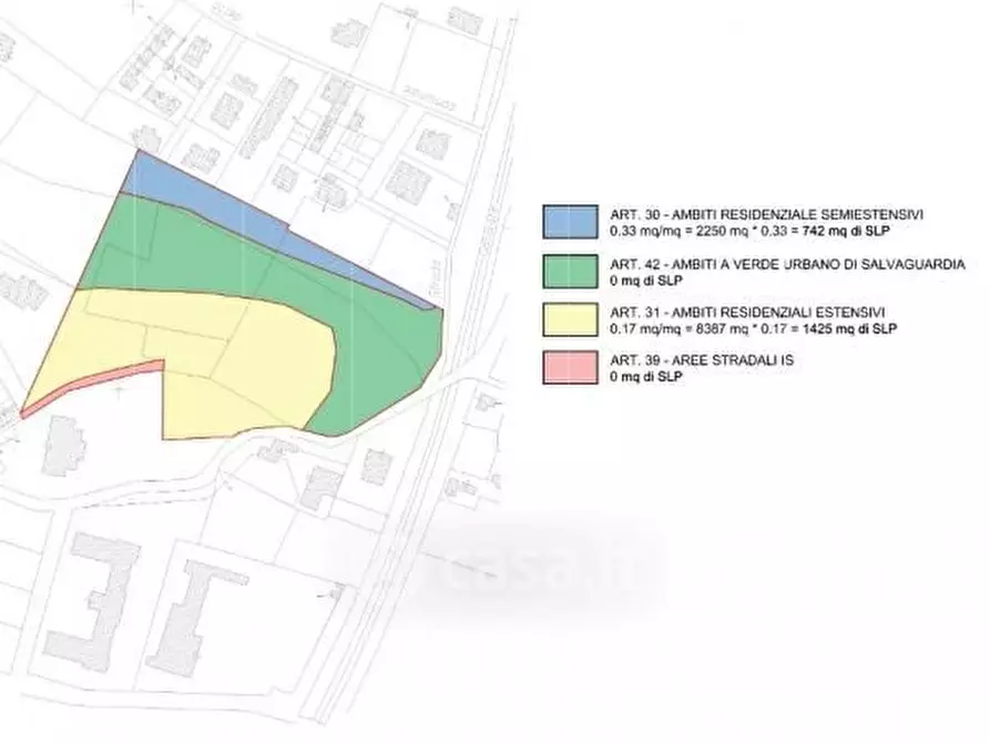 Immagine 2 di Terreno residenziale in vendita  a Gallarate