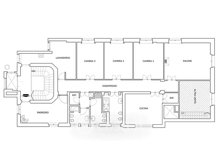 Immagine 14 di Attico in affitto  in Piazza Monte Grappa a Varese