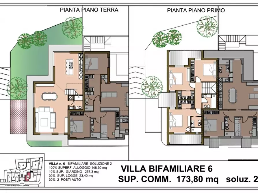 Immagine 5 di Casa bifamiliare in vendita  in Santa Firmina a Arezzo