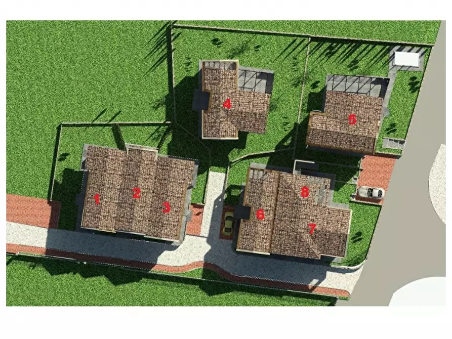 Immagine 5 di Villa in vendita  in via Andrea della Robbia 1 a Arezzo