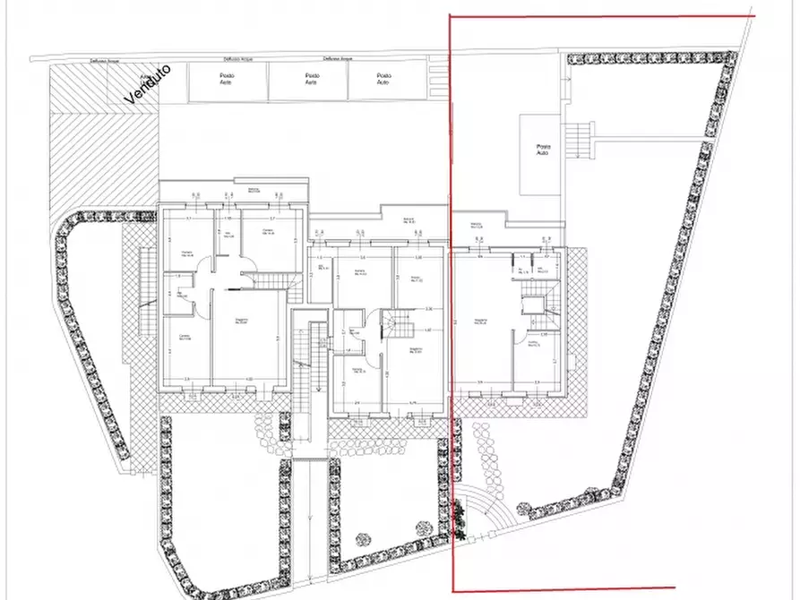 Immagine 13 di Villetta a schiera in vendita  in loc. Puglia 30 a Arezzo