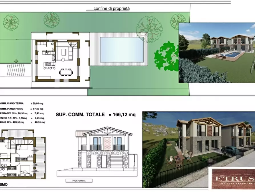 Immagine 5 di Villa in vendita  in la Pace 1 a Arezzo