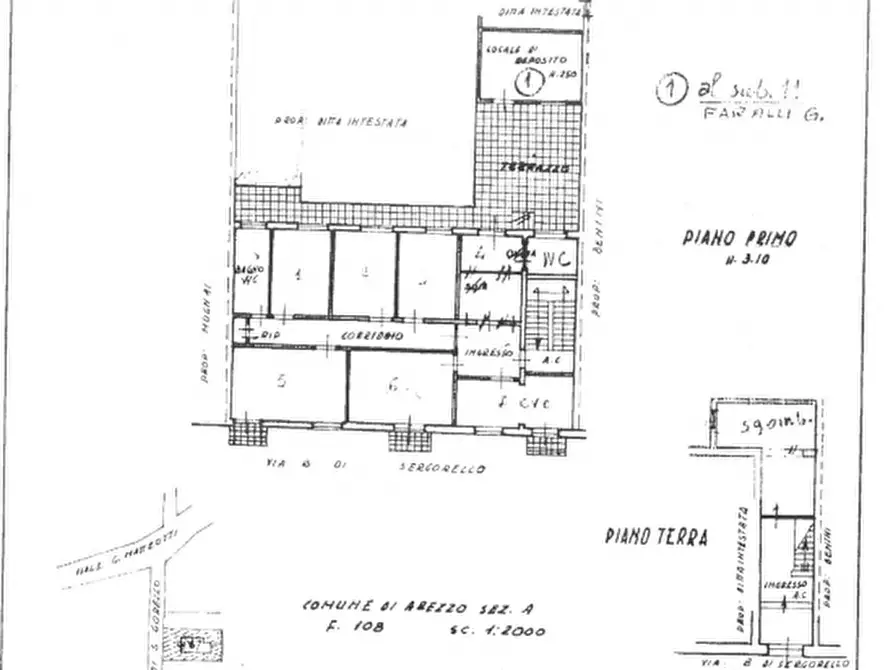 Immagine 11 di Appartamento in vendita  in Via Ser Gorello 10 a Arezzo