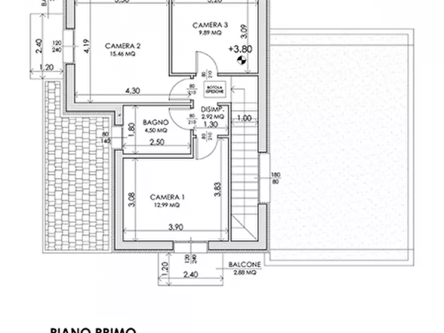 Immagine 5 di Villa in vendita  in Via Petrarca a Castiglione Olona