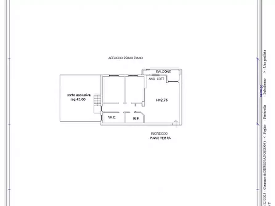 Immagine 20 di Appartamento in vendita  a Dipignano