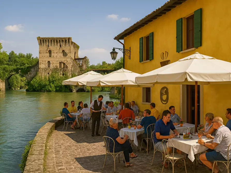 Immagine 1 di Bar / Ristorante in vendita  in via ROMA 1 a Valeggio Sul Mincio