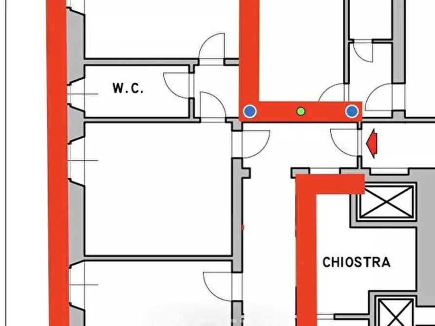 Immagine 1 di Ufficio in affitto  in Via Ricasoli a Livorno