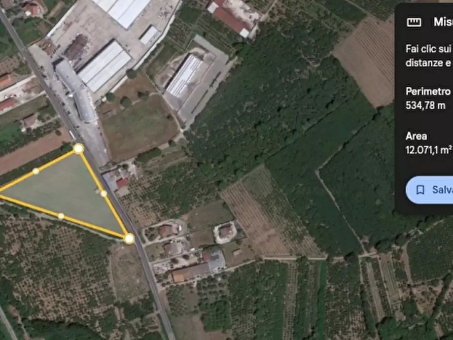 Immagine 2 di Terreno industriale in vendita  a Vairano Patenora