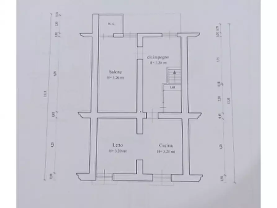 Immagine 14 di Porzione di casa in vendita  a Piedimonte Matese