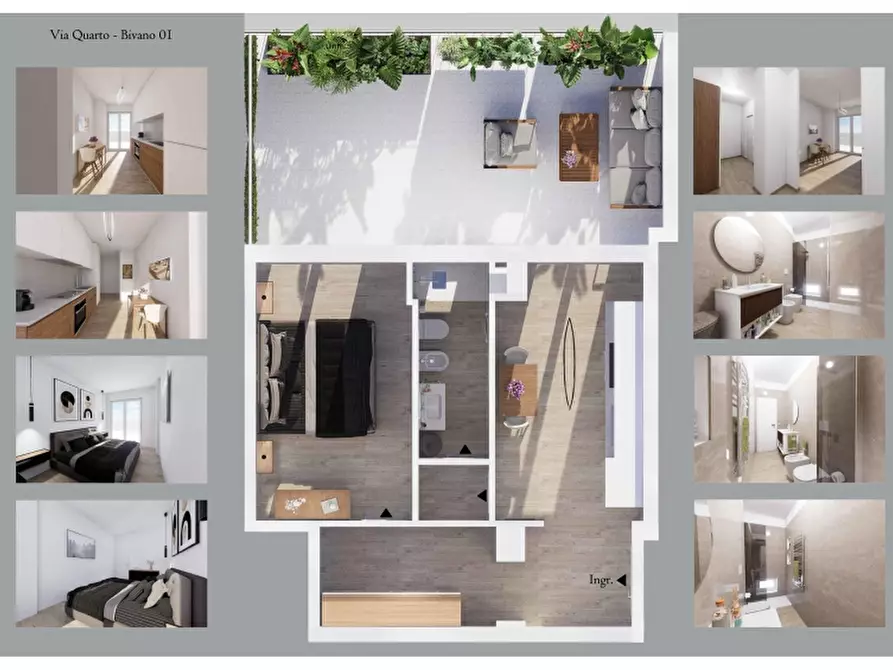 Immagine 2 di Appartamento in vendita  a Bari