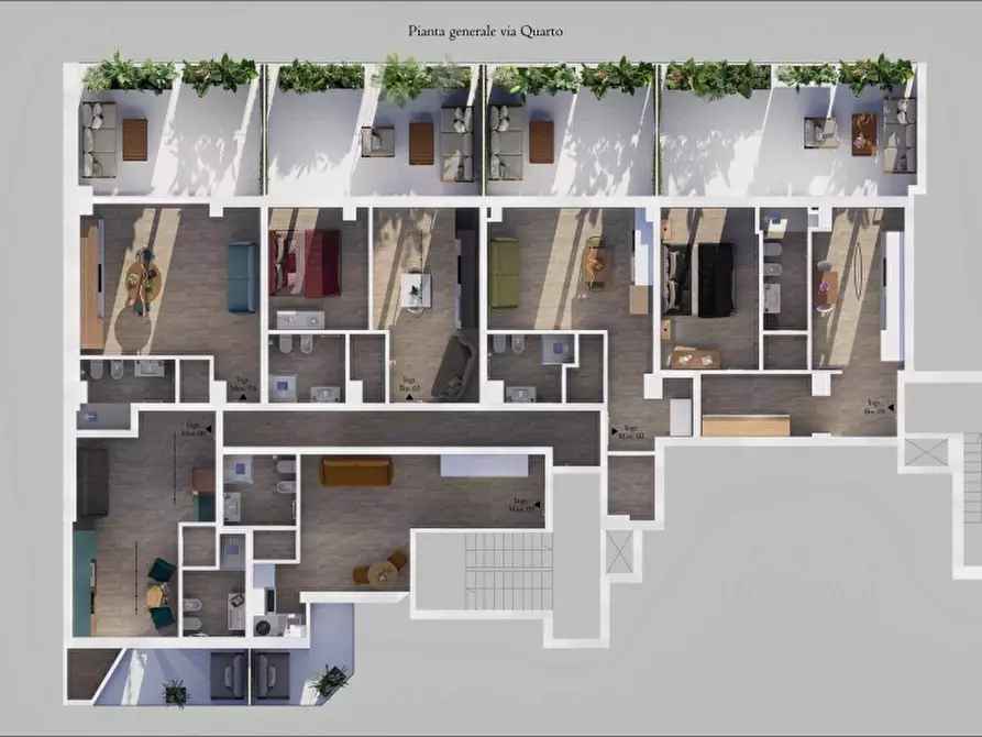 Immagine 5 di Monolocale in vendita  a Bari