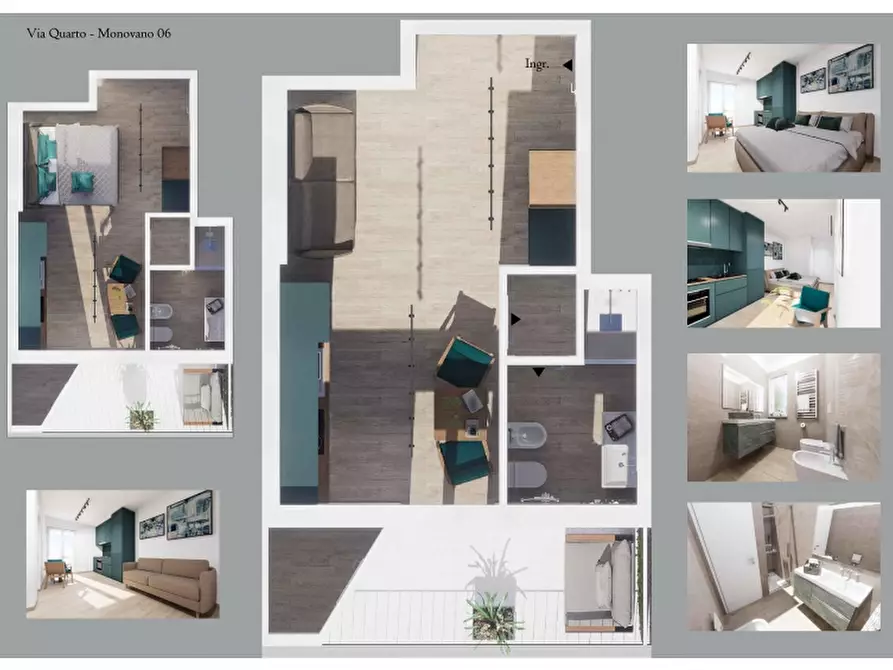 Immagine 1 di Monolocale in vendita  a Bari