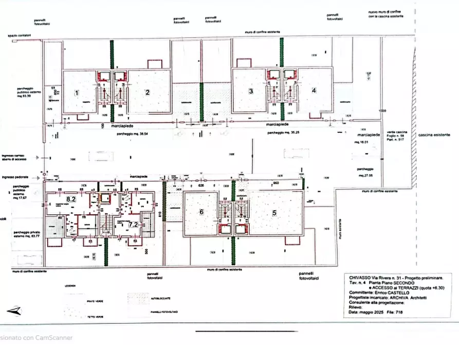 Immagine 7 di Appartamento in vendita  in VIA RIVIERA 31 a Chivasso