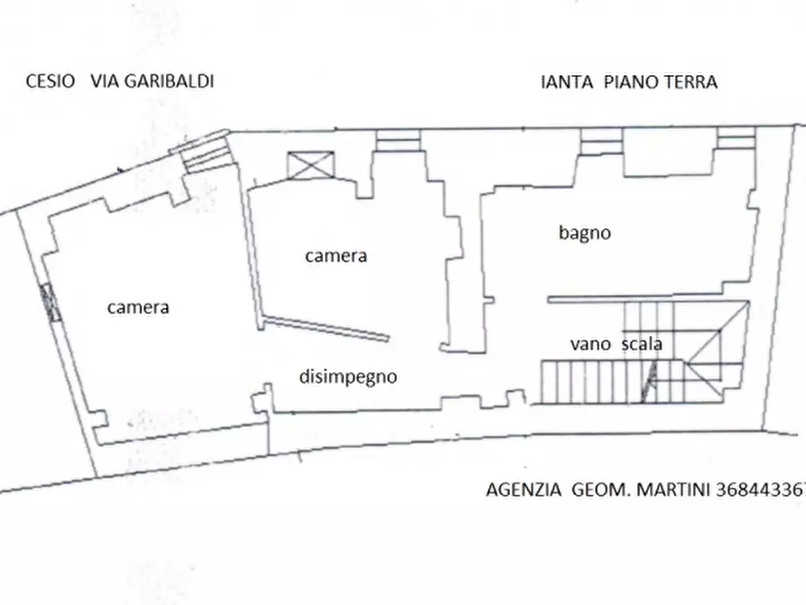 Immagine 6 di Casa semindipendente in vendita  a Cesio