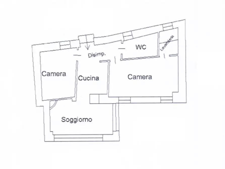 Immagine 13 di Porzione di casa in vendita  a Rezzo