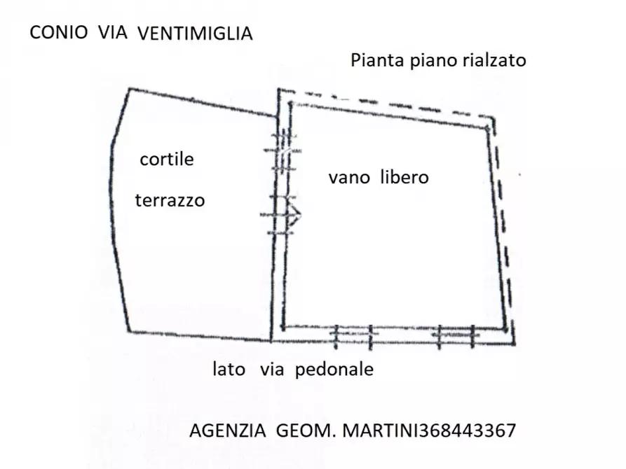 Immagine 5 di Casa semindipendente in vendita  a Borgomaro