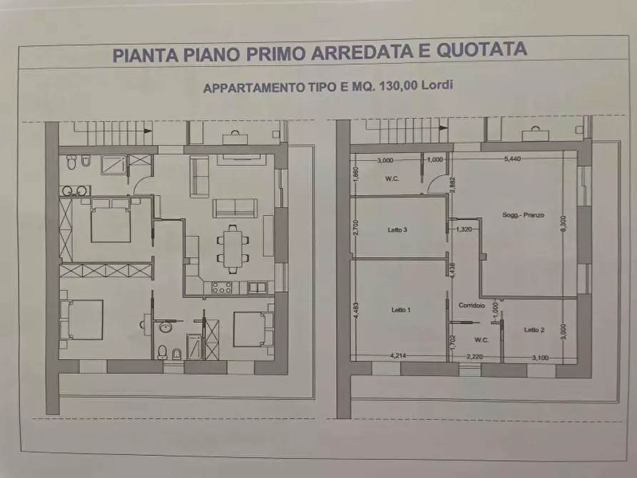 Immagine 1 di Appartamento in affitto  in CORSO UMBERTO 147 a San Cipriano D'aversa