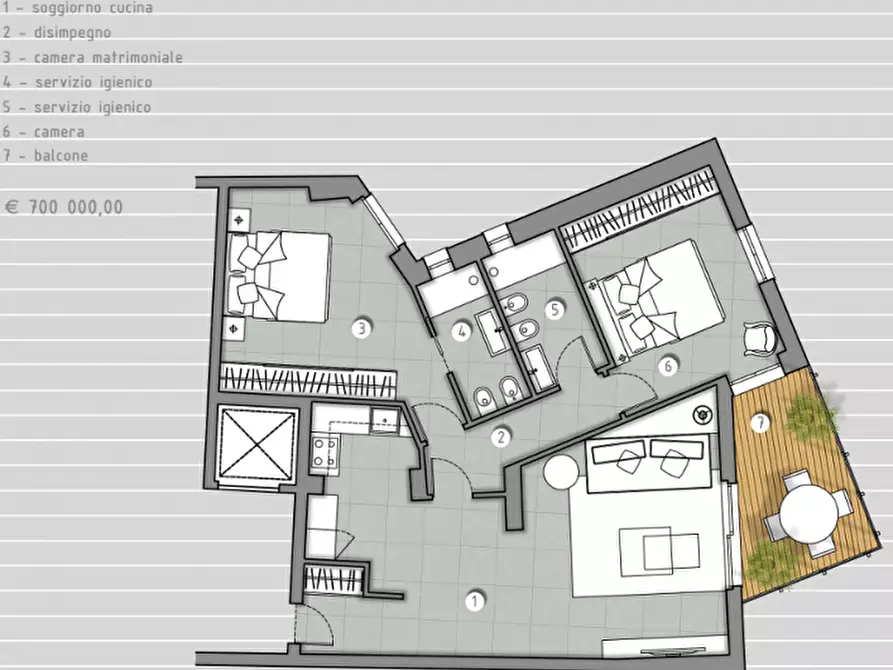 Immagine 11 di Appartamento in vendita  a Celle Ligure