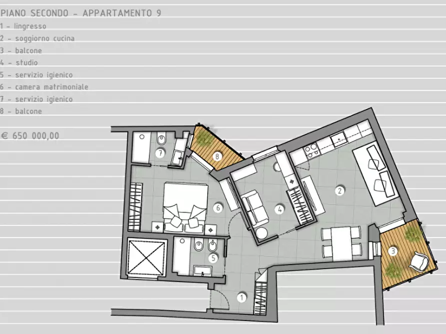 Immagine 14 di Appartamento in vendita  a Celle Ligure