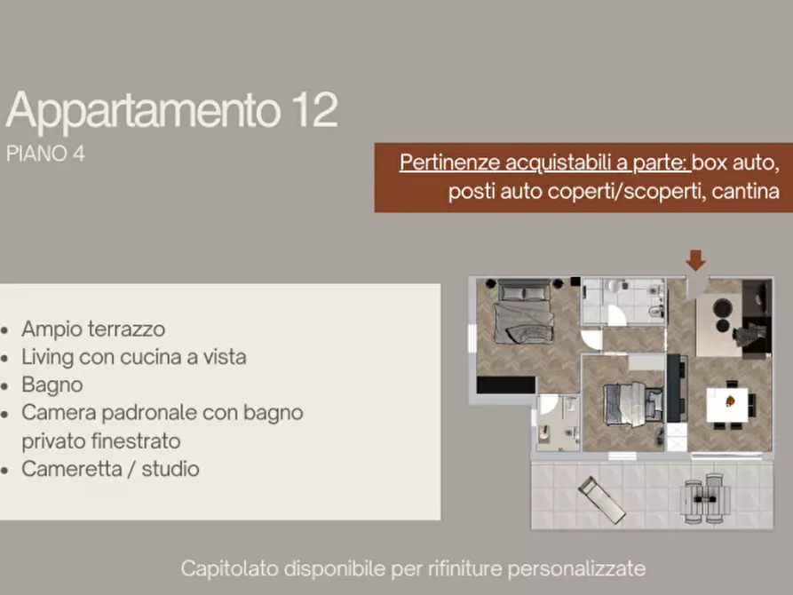 Immagine 4 di Appartamento in vendita  a Celle Ligure