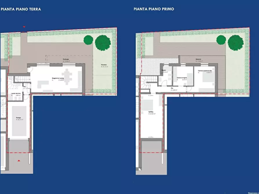 Immagine 9 di Villetta a schiera in vendita  a Desenzano Del Garda