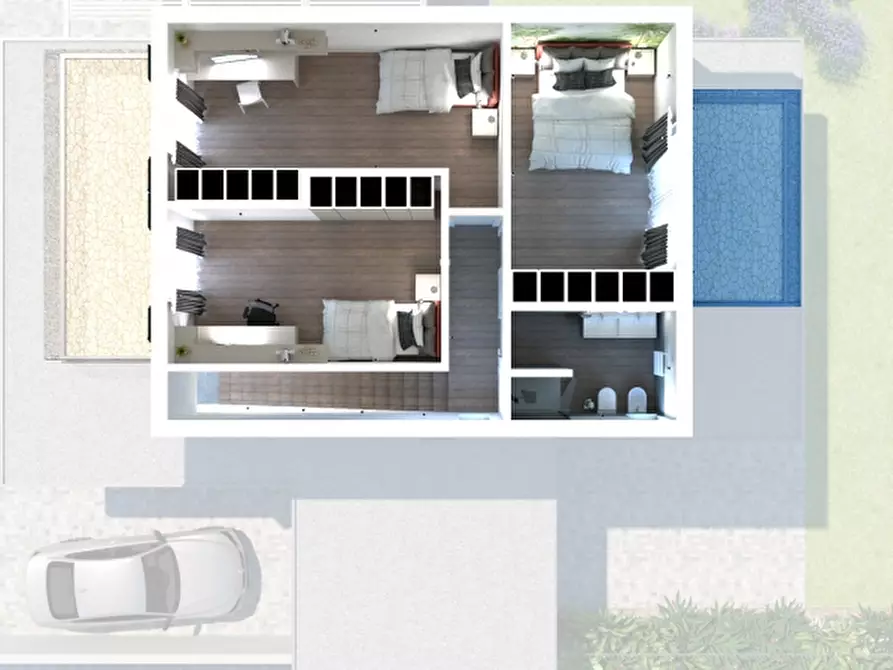 Immagine 11 di Villa in vendita  a Calvagese Della Riviera