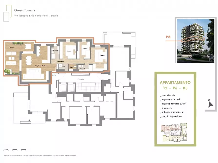 Immagine 33 di Appartamento in vendita  in VIA NENNI a Brescia