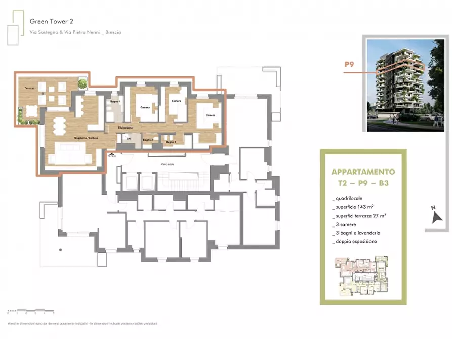 Immagine 39 di Appartamento in vendita  in VIA NENNI a Brescia