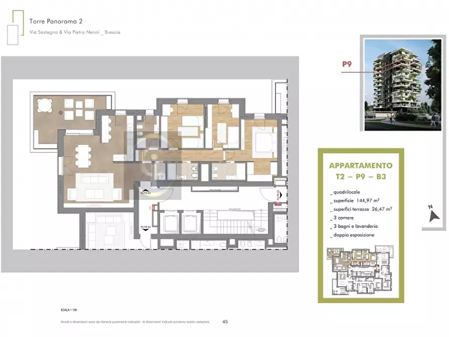 Immagine 23 di Appartamento in vendita  a Brescia