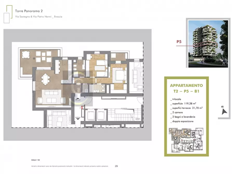 Immagine 20 di Appartamento in vendita  a Brescia