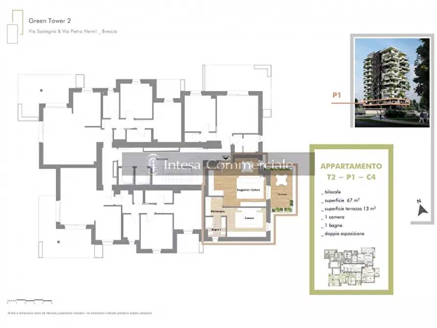 Immagine 36 di Appartamento in vendita  a Brescia