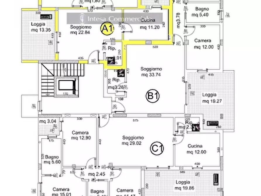 Immagine 3 di Appartamento in vendita  a Roncadelle