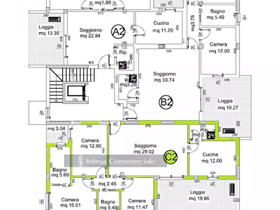 Immagine 3 di Appartamento in vendita  a Roncadelle