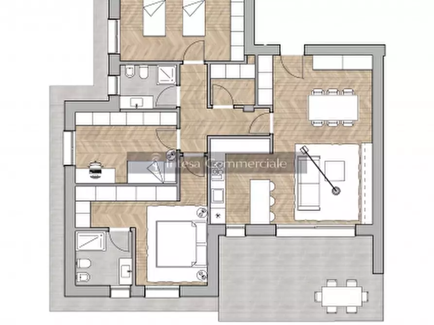 Immagine 17 di Appartamento in vendita  a Collebeato