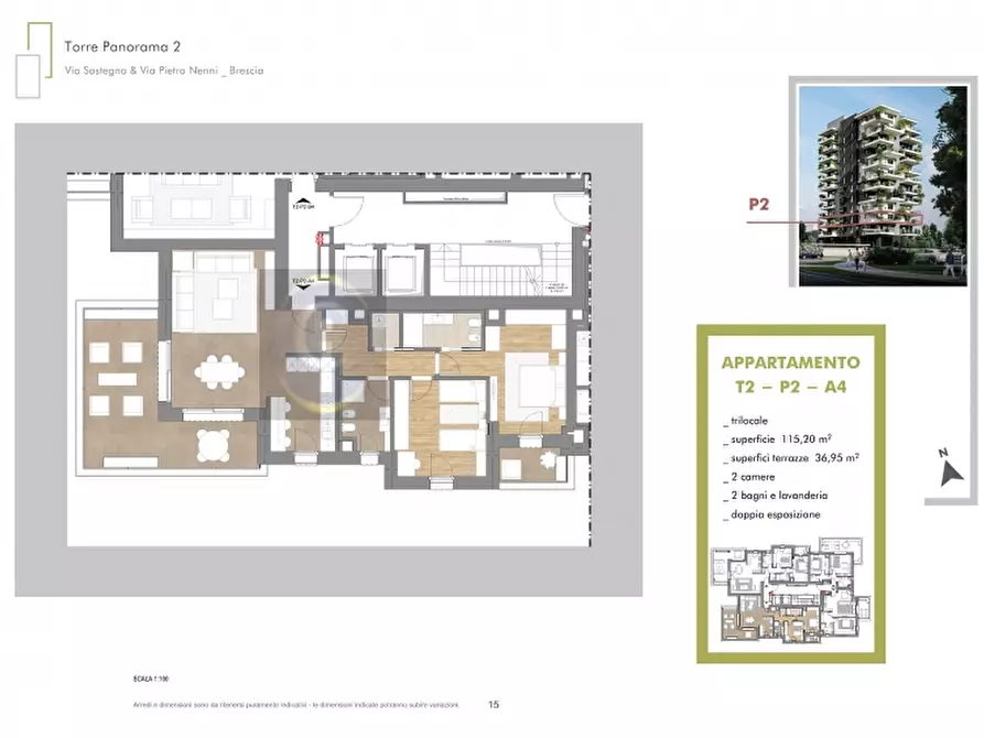 Immagine 15 di Appartamento in vendita  in VIA NENNI a Brescia