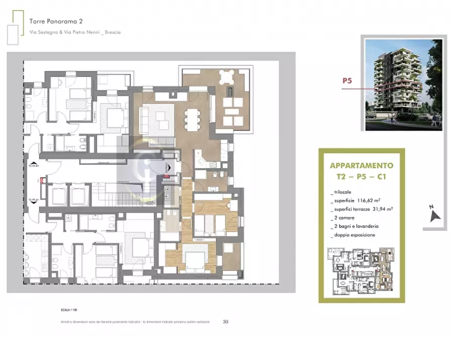 Immagine 16 di Appartamento in vendita  in VIA NENNI a Brescia