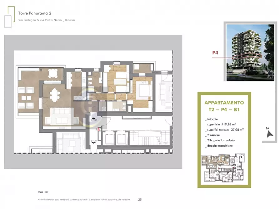 Immagine 9 di Appartamento in vendita  a Brescia