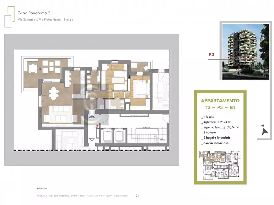Immagine 12 di Appartamento in vendita  a Brescia