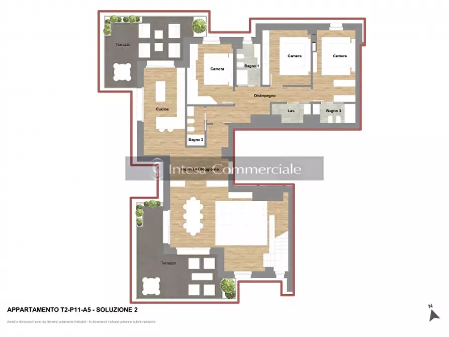 Immagine 39 di Attico in vendita  a Brescia