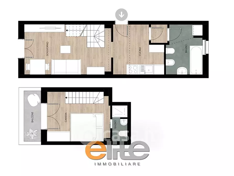 Immagine 29 di Attico in vendita  in Via Popoli Uniti 26 a Milano