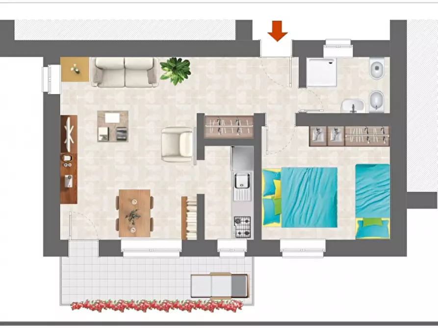 Immagine 28 di Appartamento in vendita  a Comacchio