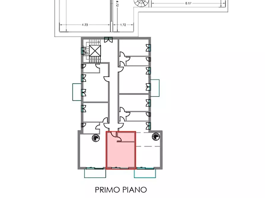 Immagine 18 di Villetta a schiera in vendita  in Via Aldo Moro a Avola