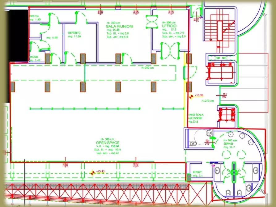 Immagine 2 di Ufficio in affitto  in VIA DELL'ELETTRICITA' a Venezia
